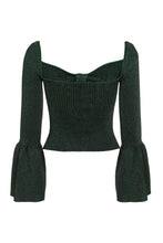 Carica l'immagine nel visualizzatore di Gallery, Crop-top in maglia a coste

