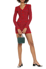 Carica l&#39;immagine nel visualizzatore di Gallery, Abito in maglia a quadri
