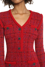 Carica l&#39;immagine nel visualizzatore di Gallery, Abito in maglia a quadri
