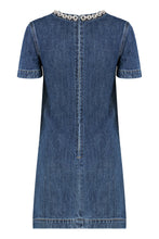 Load image into Gallery viewer, Denim embellished dress

