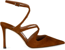 Load image into Gallery viewer, Azia suede slingback pumps
