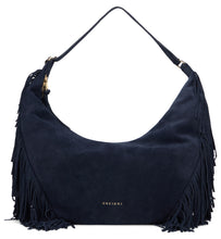 Carica l'immagine nel visualizzatore di Gallery, Borsa a spalla Isola Peach Fringe large
