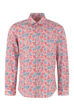 Carica l'immagine nel visualizzatore di Gallery, Camicia in lino-cotone motivo floreale
