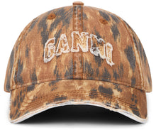 Carica l'immagine nel visualizzatore di Gallery, Cappello animalier con visiera in cotone
