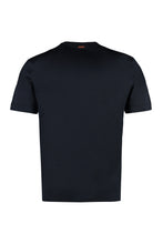 Carica l'immagine nel visualizzatore di Gallery, T-shirt girocollo in cotone e seta
