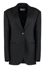 Carica l'immagine nel visualizzatore di Gallery, Blazer monopetto Baffo a due bottoni
