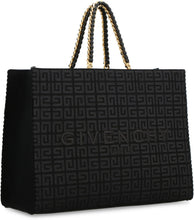 Carica l'immagine nel visualizzatore di Gallery, Tote bag G in tela con logo all-over
