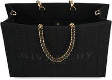 Carica l'immagine nel visualizzatore di Gallery, Tote bag G in tela con logo all-over
