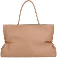 Load image into Gallery viewer, Tote bag Pinch Squeezed Horizontal in leather
