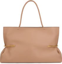 Load image into Gallery viewer, Tote bag Pinch Squeezed Horizontal in leather
