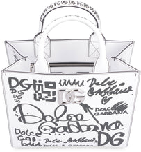 Carica l'immagine nel visualizzatore di Gallery, Mini tote bag 3.5 in pelle stampata

