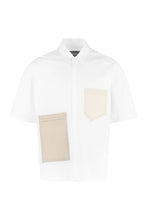 Load image into Gallery viewer, Contrasting pockets cotton shirt
