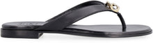 Load image into Gallery viewer, G Chain leather flat sandals
