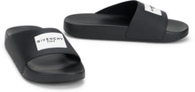 Load image into Gallery viewer, Rubber Slide Sandals with Logo
