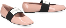 Carica l'immagine nel visualizzatore di Gallery, Ballerine Sliced Square in pelle verniciata
