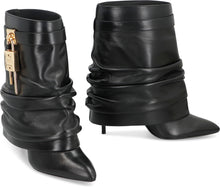 Carica l'immagine nel visualizzatore di Gallery, Stivaletti Shark Lock Stiletto in nappa
