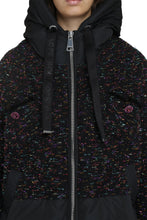 Carica l'immagine nel visualizzatore di Gallery, Piumino Puff Khris Tweed con cappuccio
