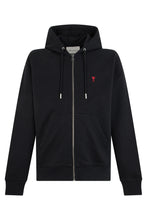 Load image into Gallery viewer, Cotton sweatshirt with zip and hood
