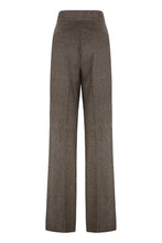 Carica l'immagine nel visualizzatore di Gallery, Pantalone ampio in flanella di lana
