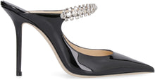 Load image into Gallery viewer, Bing embellished strap patent mules
