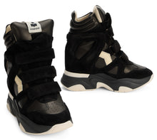 Carica l'immagine nel visualizzatore di Gallery, Sneakers con zeppa Im3 in pelle

