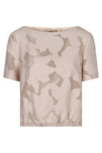 Carica l'immagine nel visualizzatore di Gallery, Blusa in tessuto jacquard floreale
