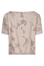 Carica l'immagine nel visualizzatore di Gallery, Blusa in tessuto jacquard floreale
