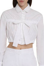 Carica l'immagine nel visualizzatore di Gallery, Camicia crop in popeline
