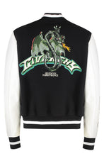 Load image into Gallery viewer, Wool and leather bomber jacket
