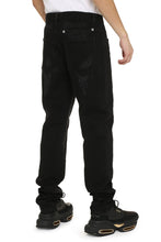 Carica l'immagine nel visualizzatore di Gallery, Jeans slim fit effetto destroyed

