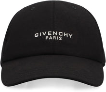 Carica l'immagine nel visualizzatore di Gallery, Cappellino Givenchy Paris ricamato in cotone
