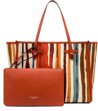 Carica l'immagine nel visualizzatore di Gallery, Shopping bag Marcella in canvas e pelle
