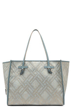 Carica l'immagine nel visualizzatore di Gallery, Shopping bag Marcella in canvas e pelle
