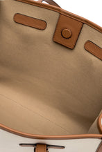 Load image into Gallery viewer, Marcella canvas and leather shopping bag
