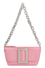 Load image into Gallery viewer, Buckle Pouchette leather mini bag
