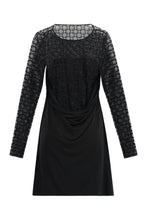 Carica l&#39;immagine nel visualizzatore di Gallery, Abito in jersey drappeggiato
