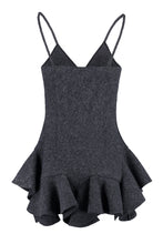 Load image into Gallery viewer, Wool top wool with flounces
