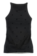 Load image into Gallery viewer, Tulle tank top with all-over logo
