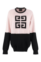 Carica l'immagine nel visualizzatore di Gallery, Maglione in cachemire con intarsio Logo
