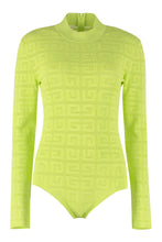 Load image into Gallery viewer, 4G jacquard motif bodysuit
