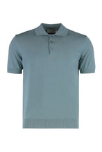 Load image into Gallery viewer, Knitted cotton polo shirt
