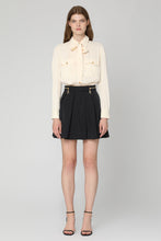 Load image into Gallery viewer, Pussy-bow collar georgette shirt
