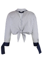 Carica l'immagine nel visualizzatore di Gallery, Camicia in cotone a righe

