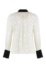Carica l'immagine nel visualizzatore di Gallery, Camicia in georgette con stampa bi-color
