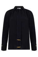 Load image into Gallery viewer, Blouse in viscose with decorative details
