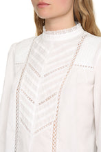Carica l'immagine nel visualizzatore di Gallery, Blusa Calca in cotone e pizzo
