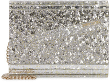 Carica l'immagine nel visualizzatore di Gallery, Clutch rigida Candy glitterata
