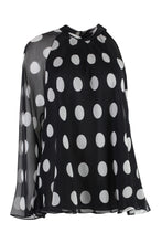 Carica l'immagine nel visualizzatore di Gallery, Blusa Carella in seta a pois
