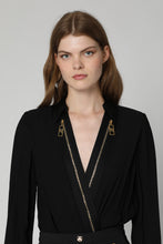 Load image into Gallery viewer, Georgette bodysuit shirt

