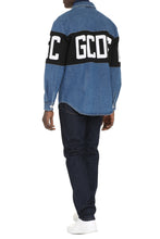 Carica l'immagine nel visualizzatore di Gallery, Camicia in denim con logo
